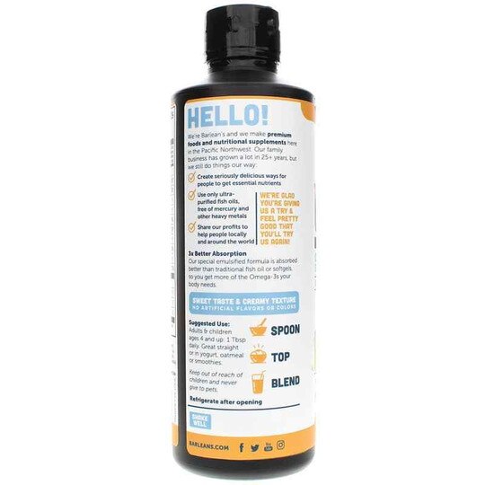 Seriously Delicious Omega-3 from Fish Oil, BOO